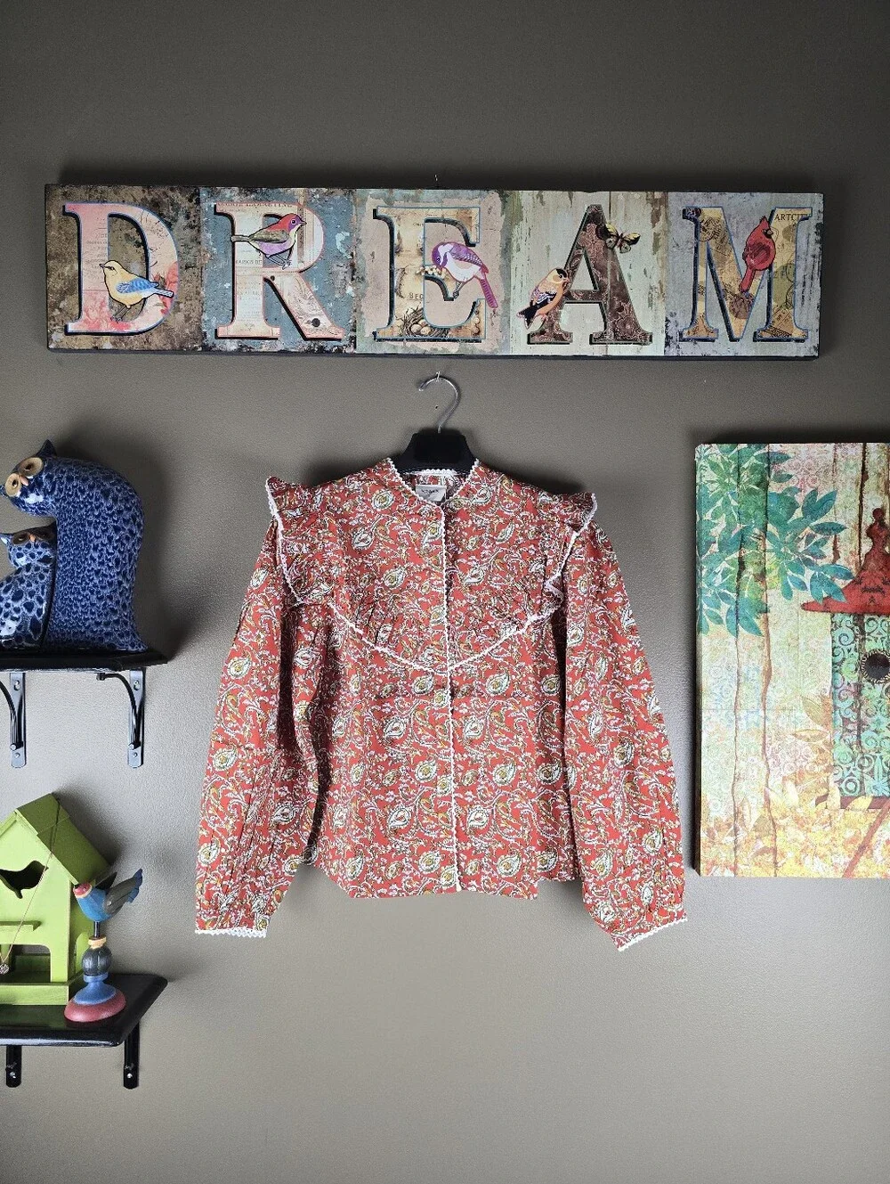 Sonmer Dorthy Blouse Terracotta Medium